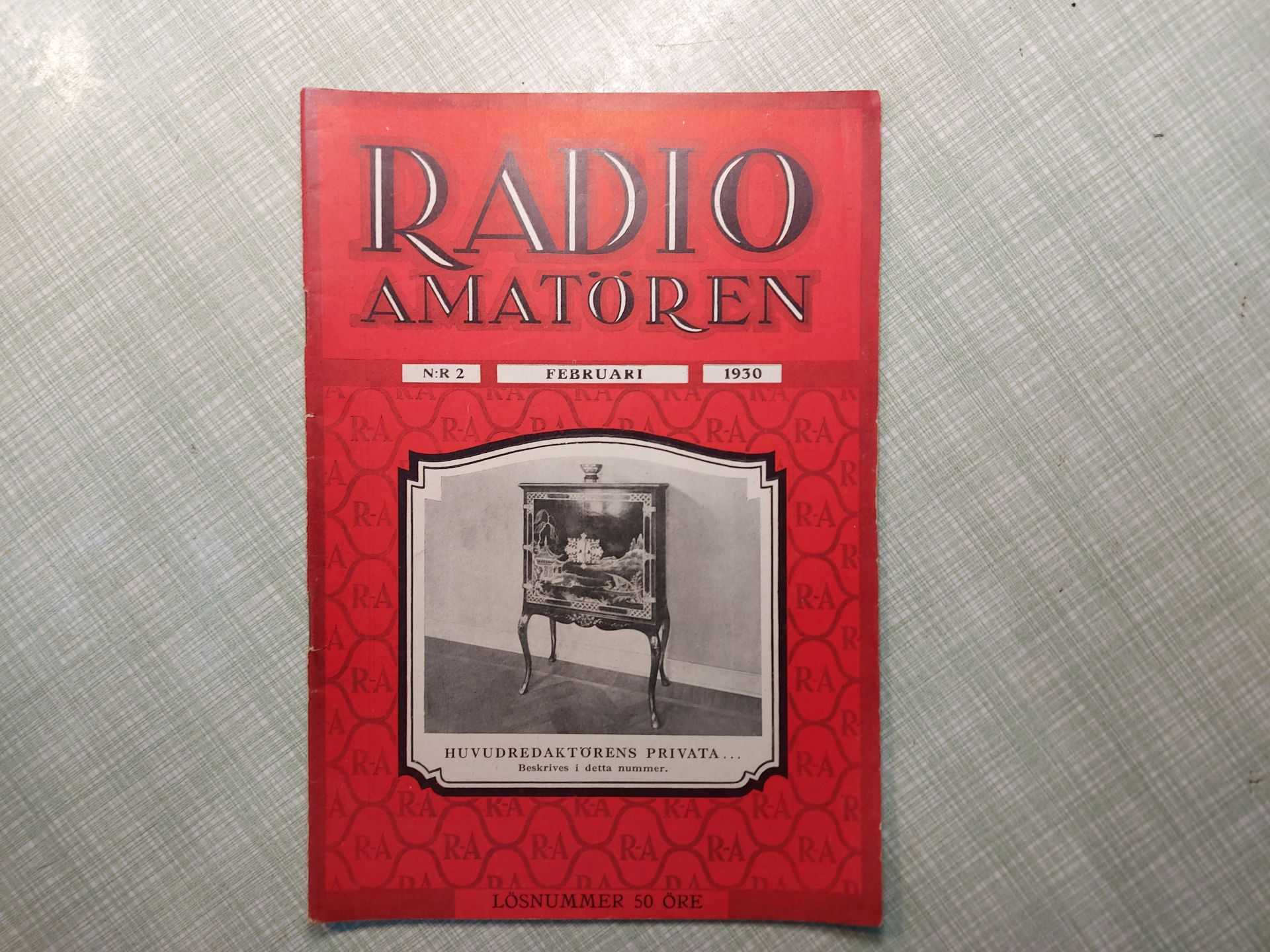 Radio Amatören 1930 II