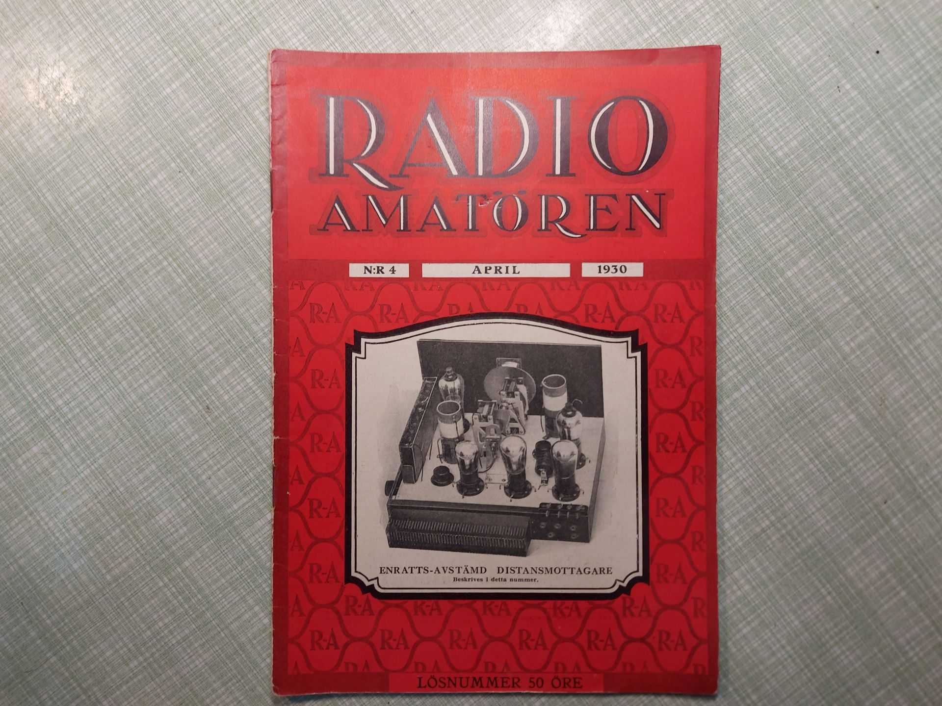 Radio Amatören 1930 IV